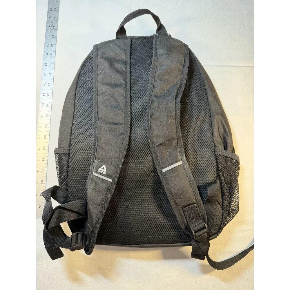 Reebok Maise Backpack Bookbag Black & Rose Gold Laptop Compartment‎ Pockets